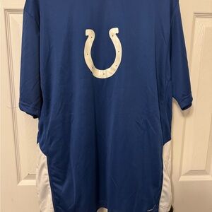 Indianapolis Colts Majestic Cool Base Athletic Shirt XL Blue NFL Performance